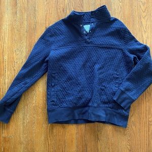 EUC quilted pullover